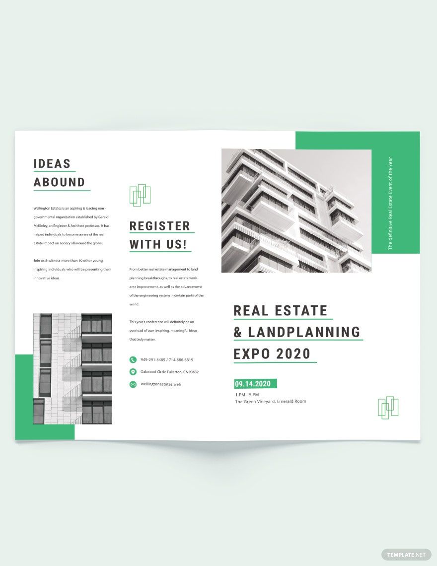 Real Estate Brochure Word Templates Design Free Download Template