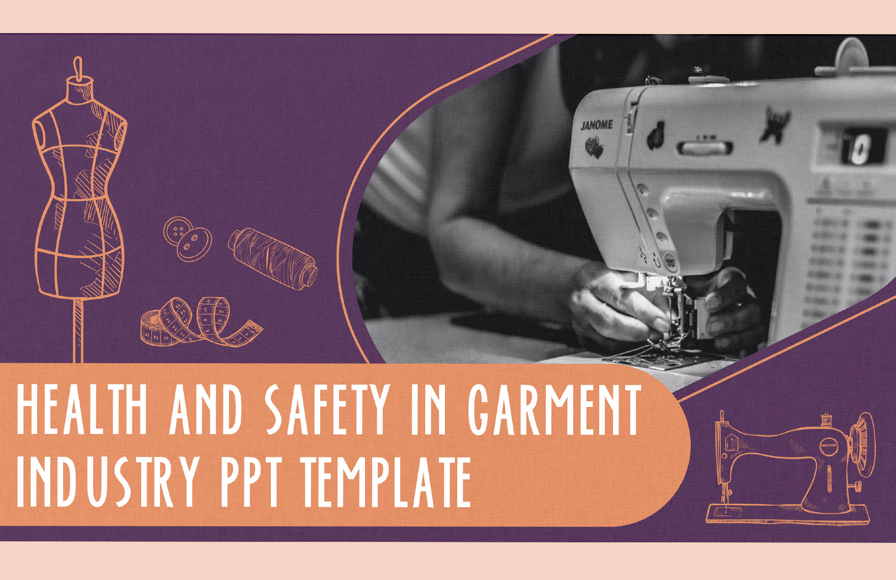 Health and Safety in Garment Industry PPT Template