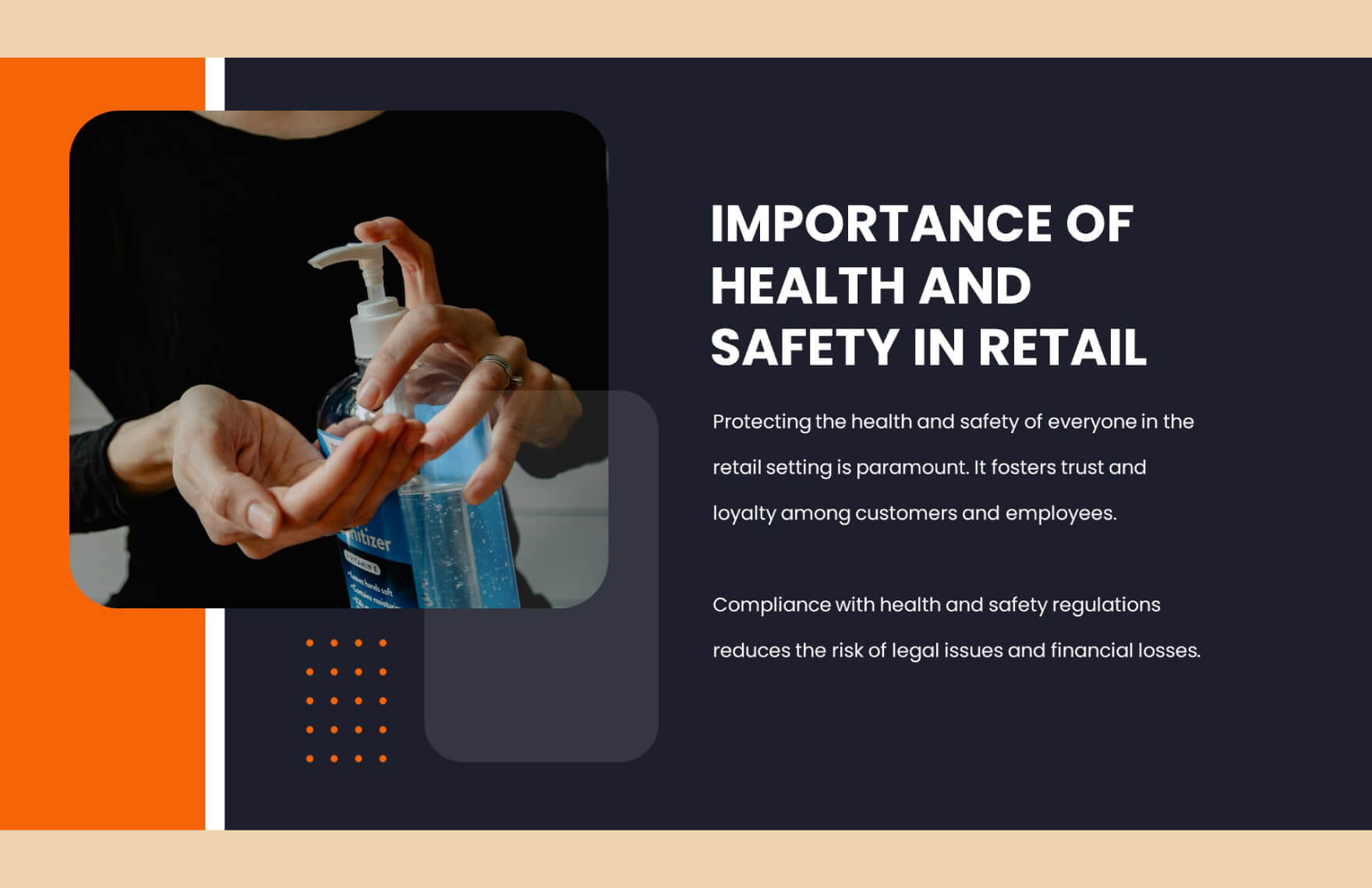 Health and Safety in Retail Stores PPT Template