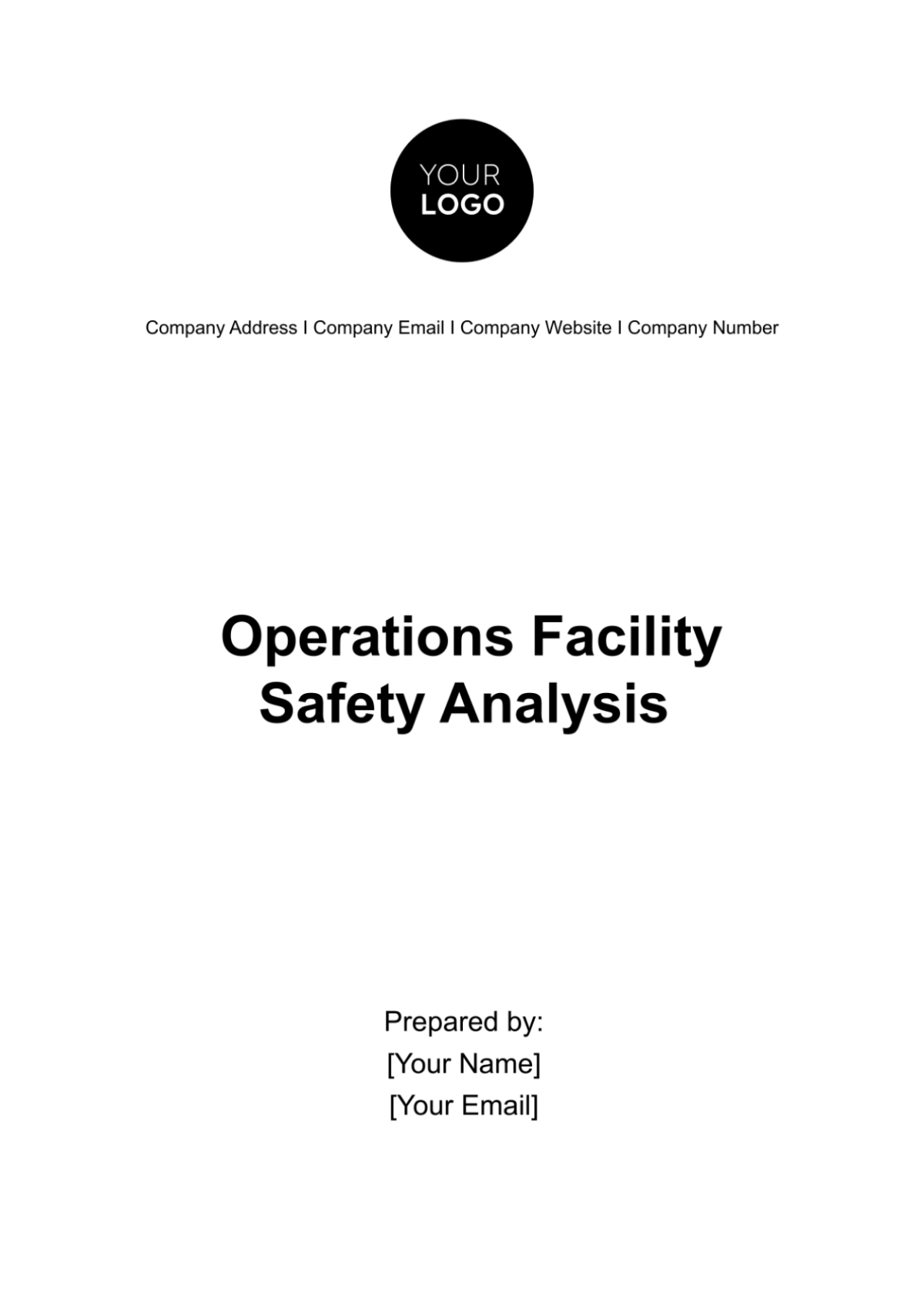 Free Operations Facility Safety Analysis Template