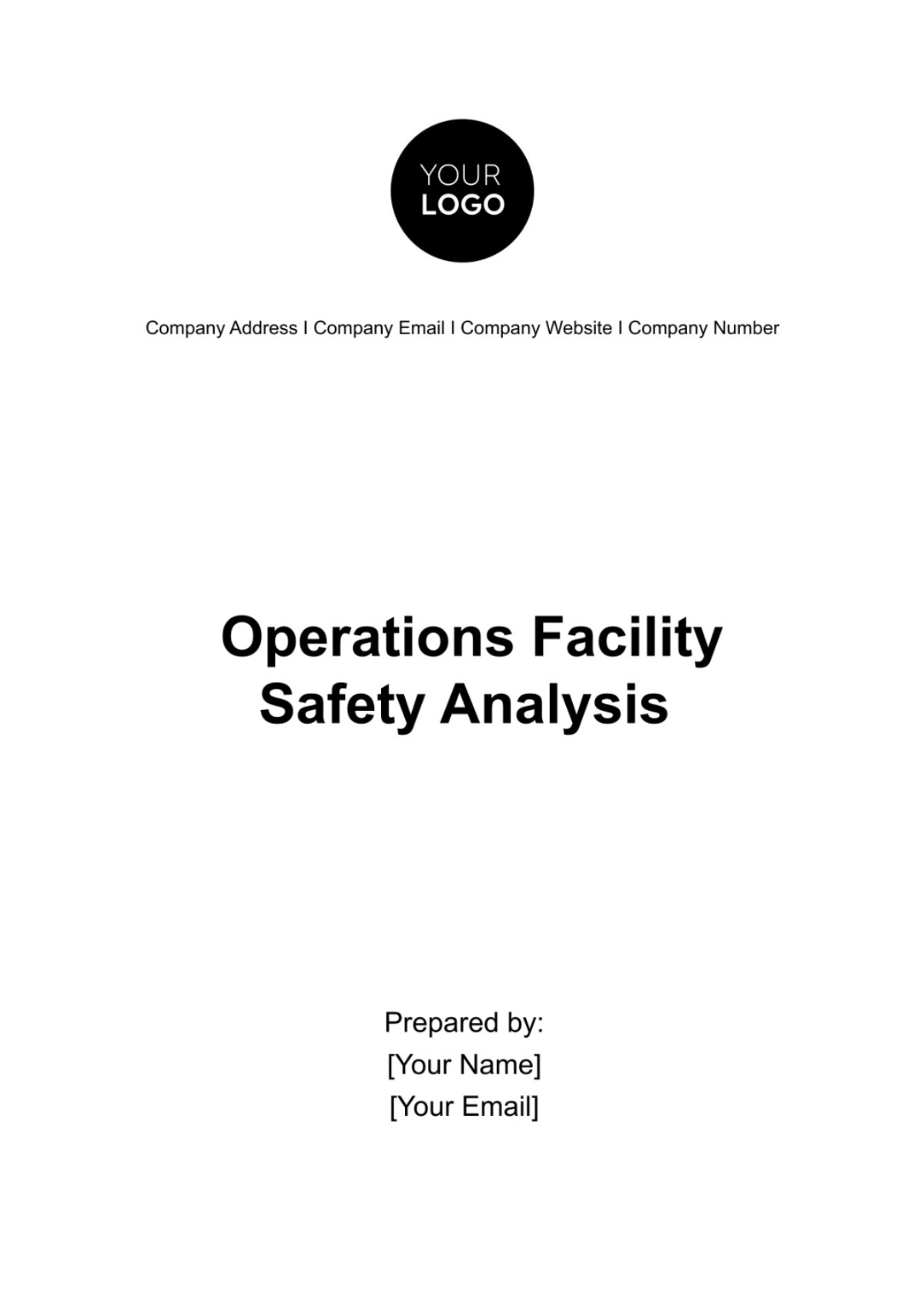 Operations Facility Safety Analysis Template - Edit Online & Download