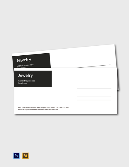 plain envelope template for word