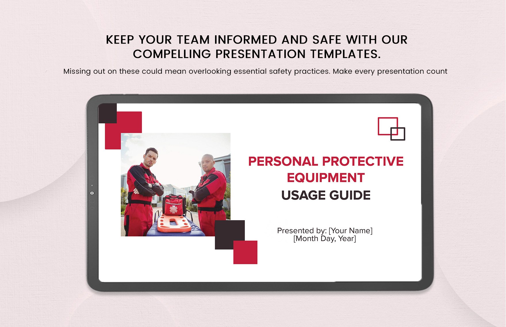 Personal Protective Equipment Usage Guide Presentation Template