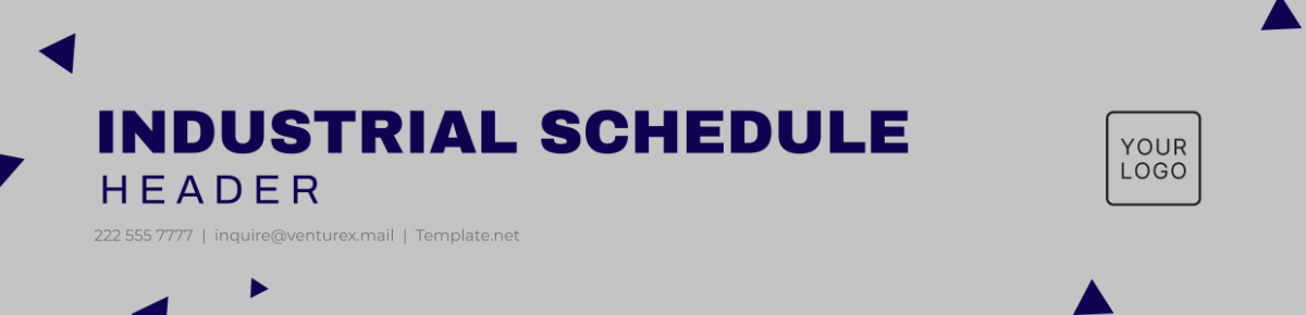 Industrial Schedule Header Template - Edit Online & Download