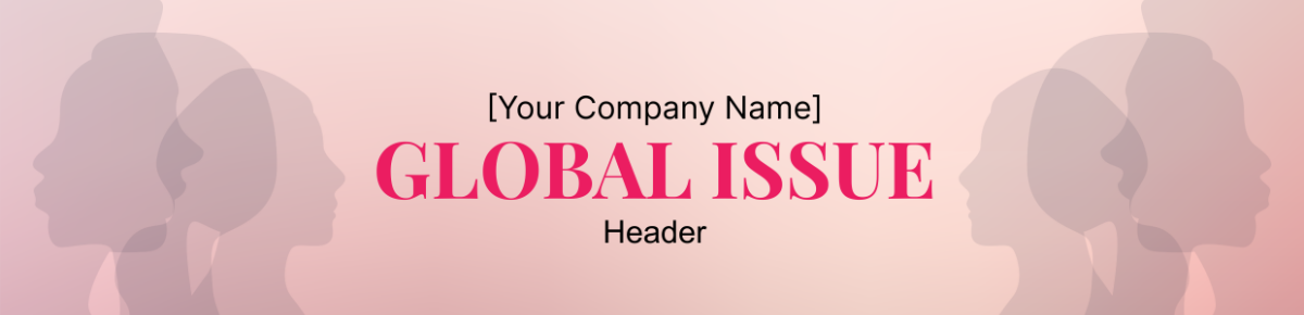 Global Issues Header Template