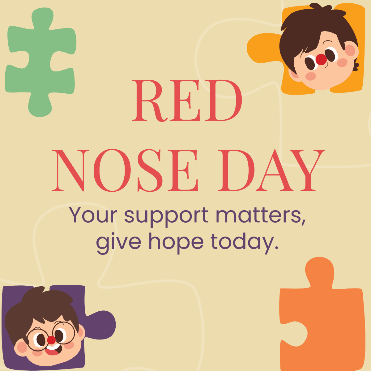Red Nose Day  Facebook Post