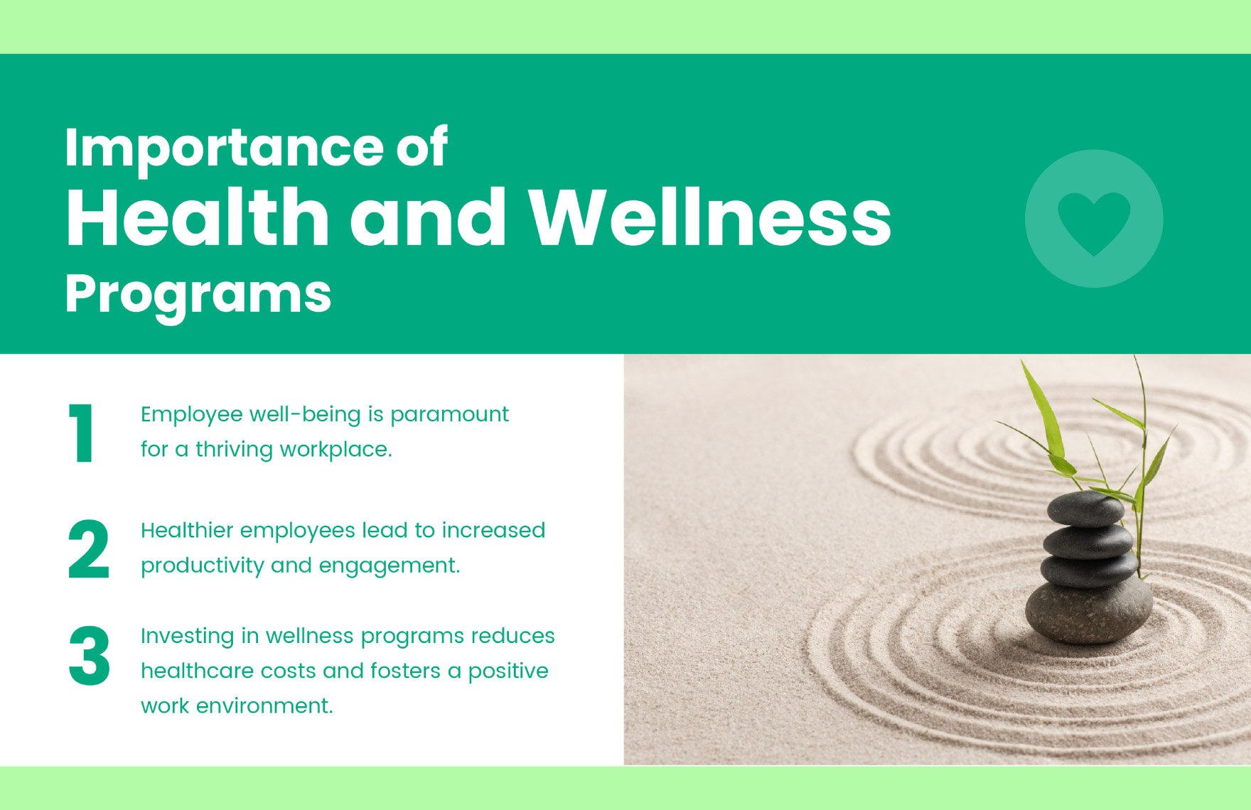 Health and Wellness Programs Overview Presentation Template