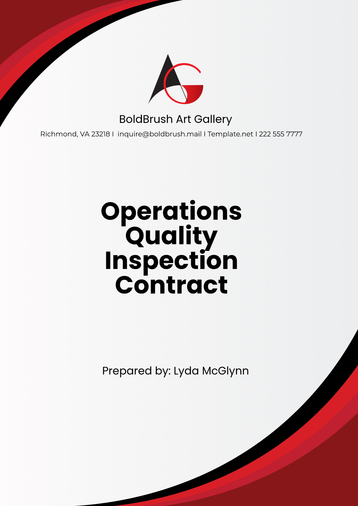 Operations Quality Inspection Contract Template - Edit Online & Download