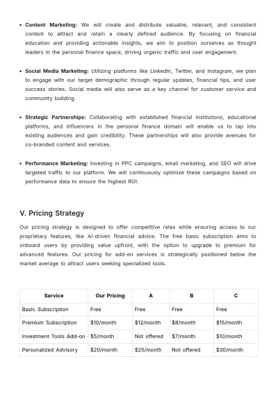 Free Startup Investment Proposal Template to Edit Online