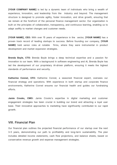 Free Startup Investment Proposal Template to Edit Online