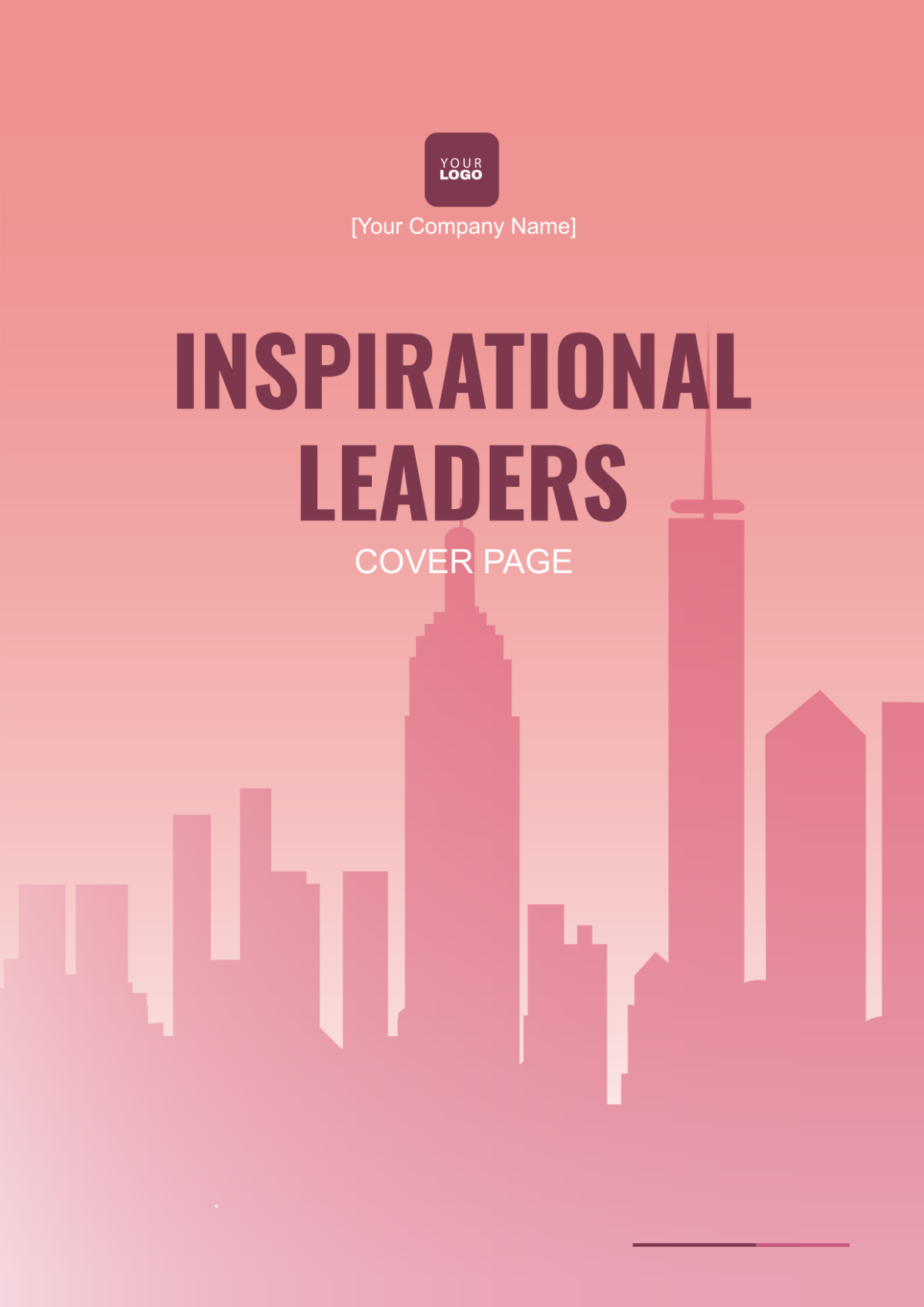 Inspirational Leaders Cover Page