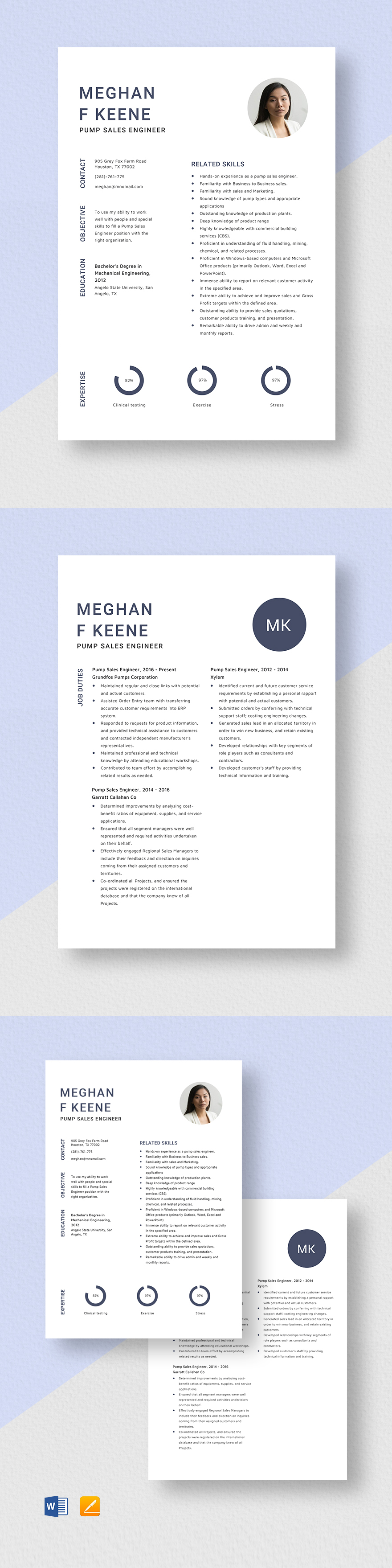 Free Pump Mechanic Resume Template - Word, Apple Pages | Template.net