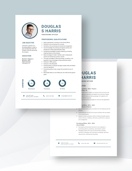Purchasing Officer Resume Download