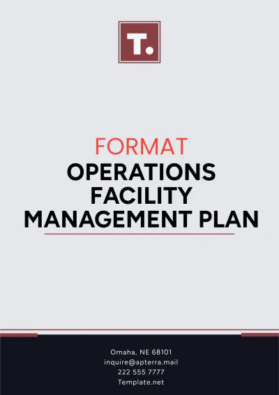 Free Format Operations Facility Management Plan Template to Edit Online