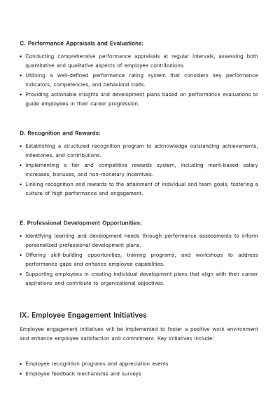 Free Detailed Operations Talent Management Proposal Template to Edit Online