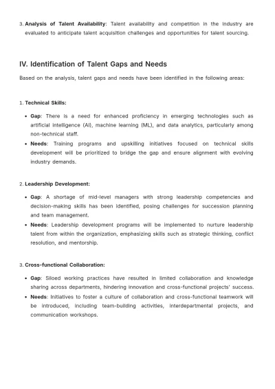 Free Detailed Operations Talent Management Proposal Template to Edit Online