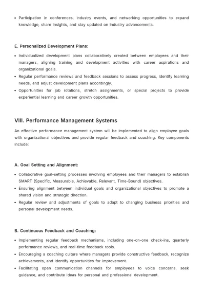 Free Detailed Operations Talent Management Proposal Template to Edit Online