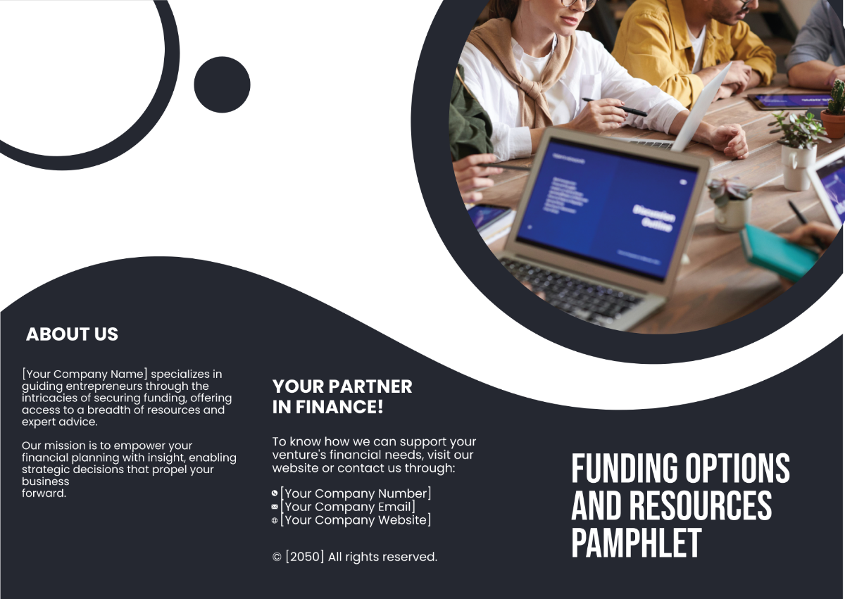 Funding Options and Resources Pamphlet Template
