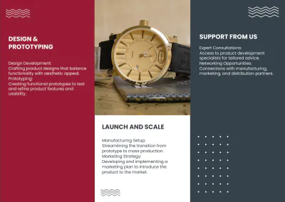 Free Product Development Process Pamphlet Template to Edit Online