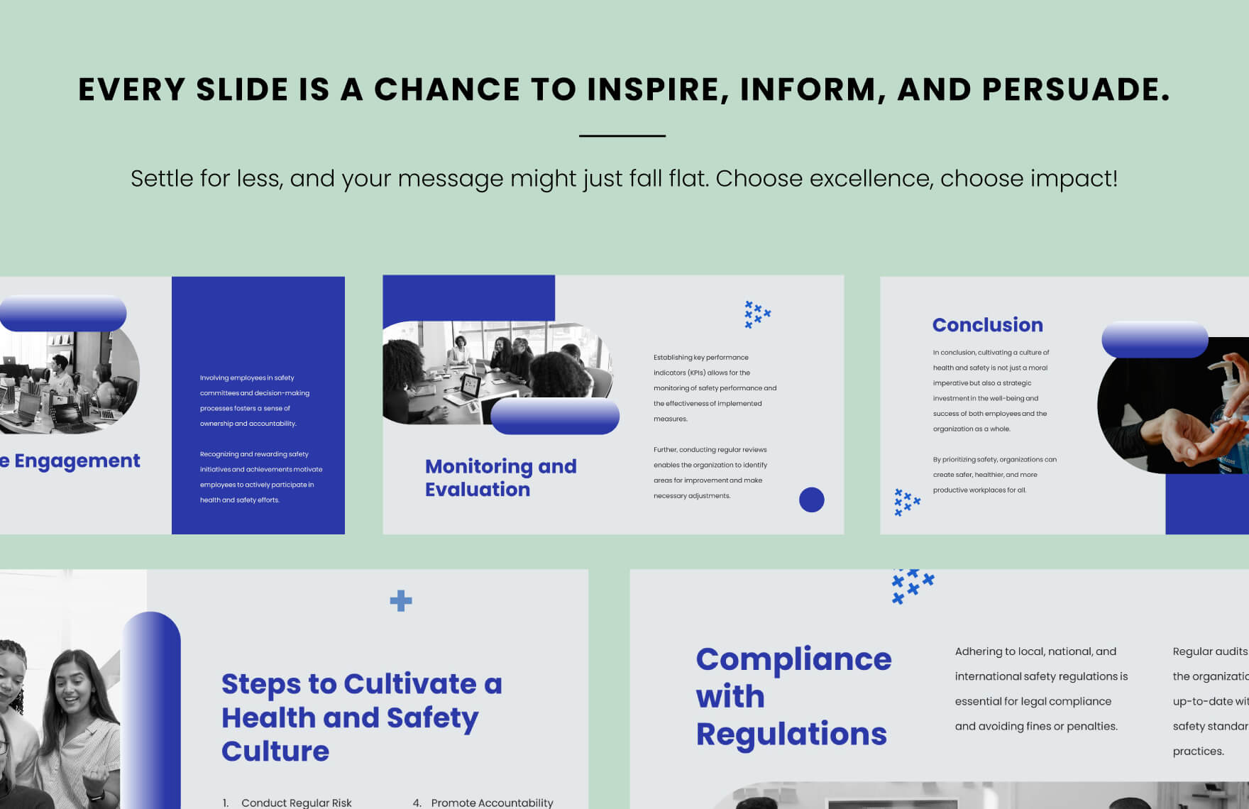 Health and Safety Culture PPT Template
