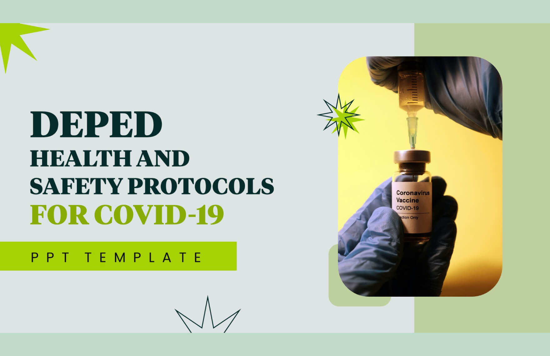 Deped Health and Safety Protocols for Covid PPT Template