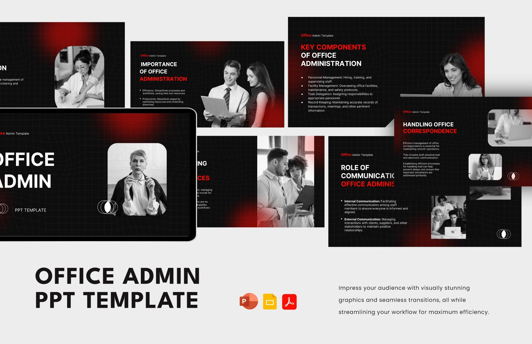 Office Admin PPT Template