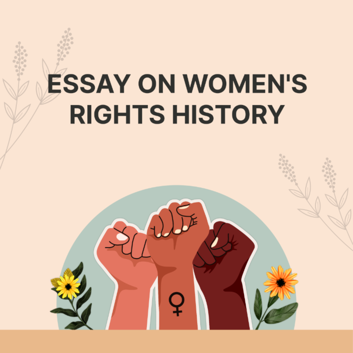 History of Women's Rights Movement Essay Template