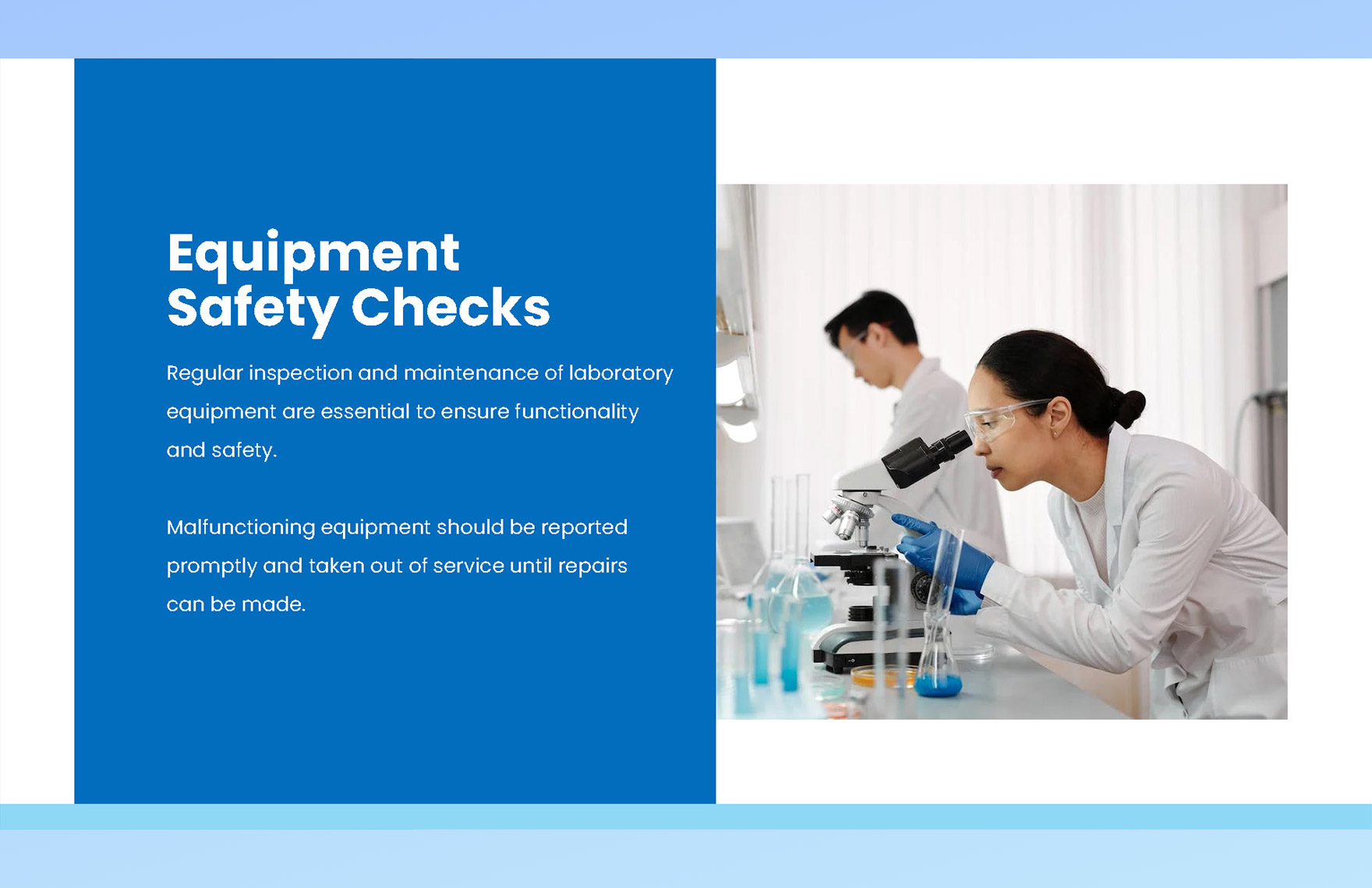 Health and Safety in the Laboratory Google Slides Template