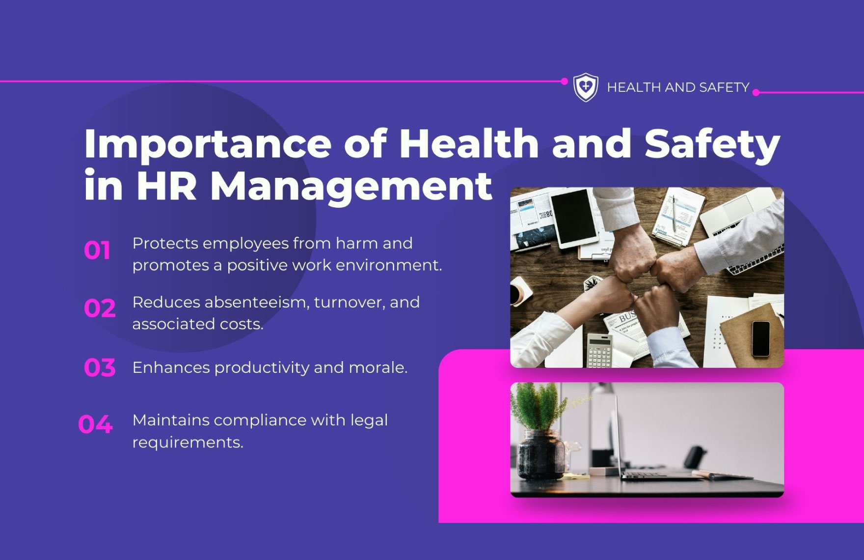 Health and Safety in Human Resource Management Google Slides Template