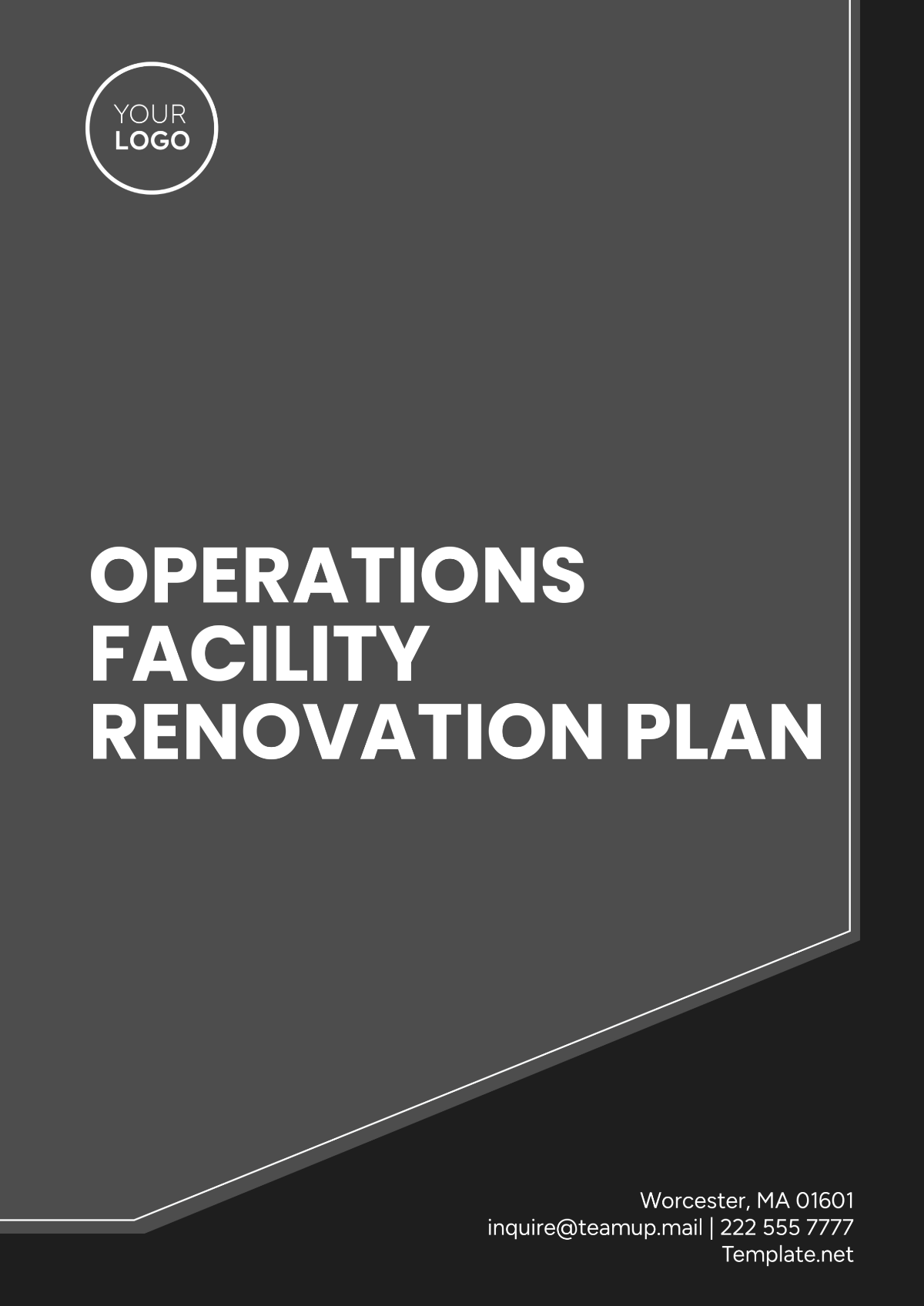 Operations Facility Renovation Plan Template - Edit Online & Download