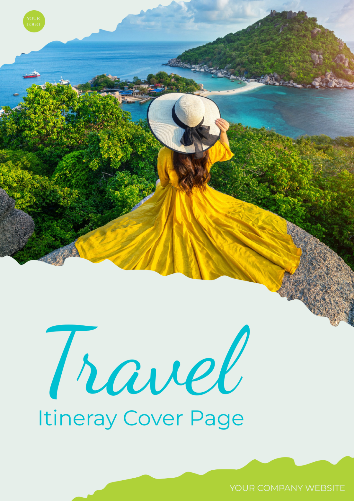 Travel Itinerary Cover Page