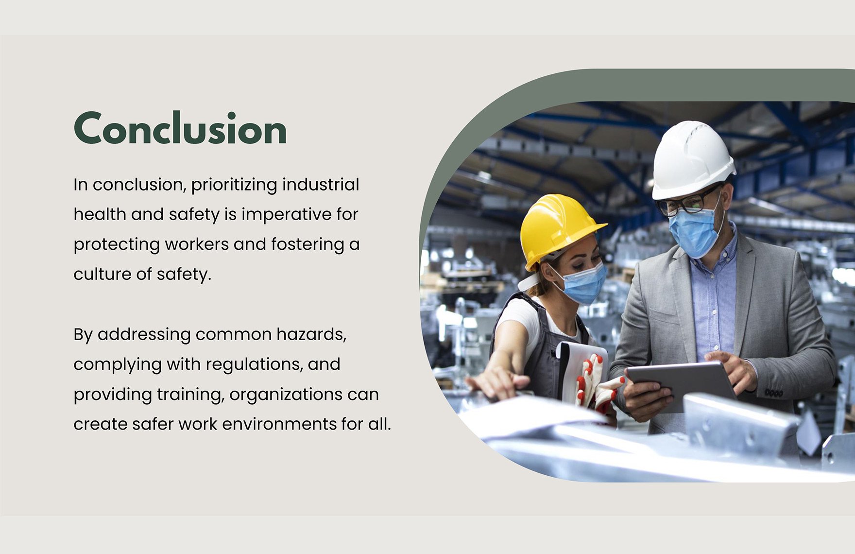 Industrial Health and Safety PPT Template