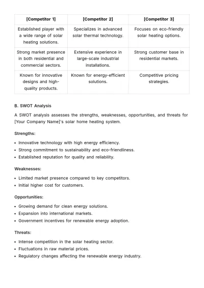 Free Marketing Market Analysis Report for New Product Template to Edit Online