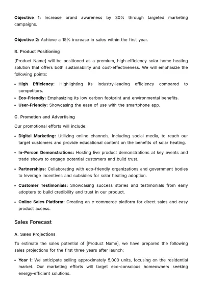 Free Marketing Market Analysis Report for New Product Template to Edit Online