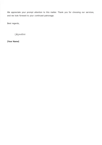 Free Payment Notice Template to Edit Online