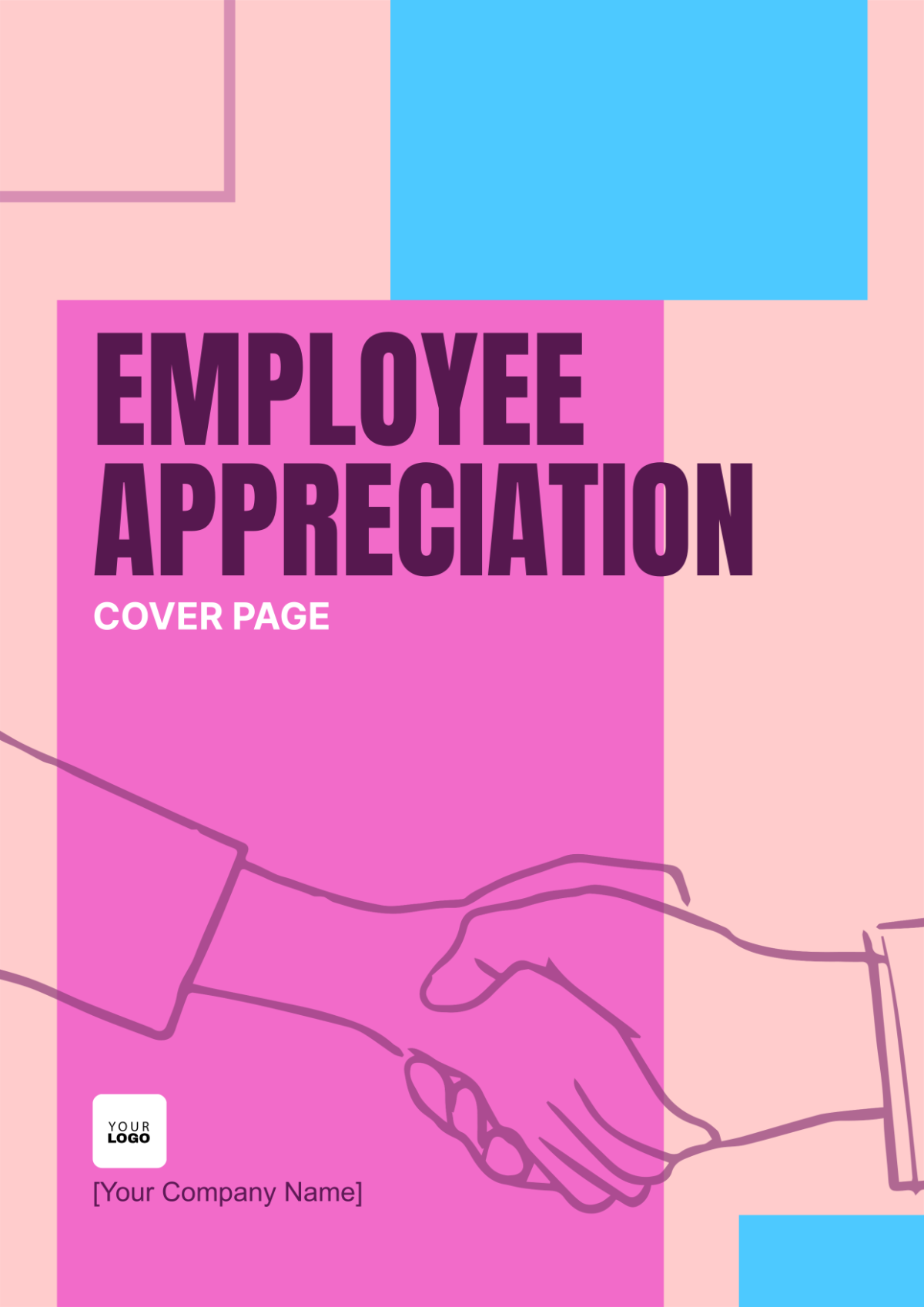 Employee Appreciation Cover Page Template