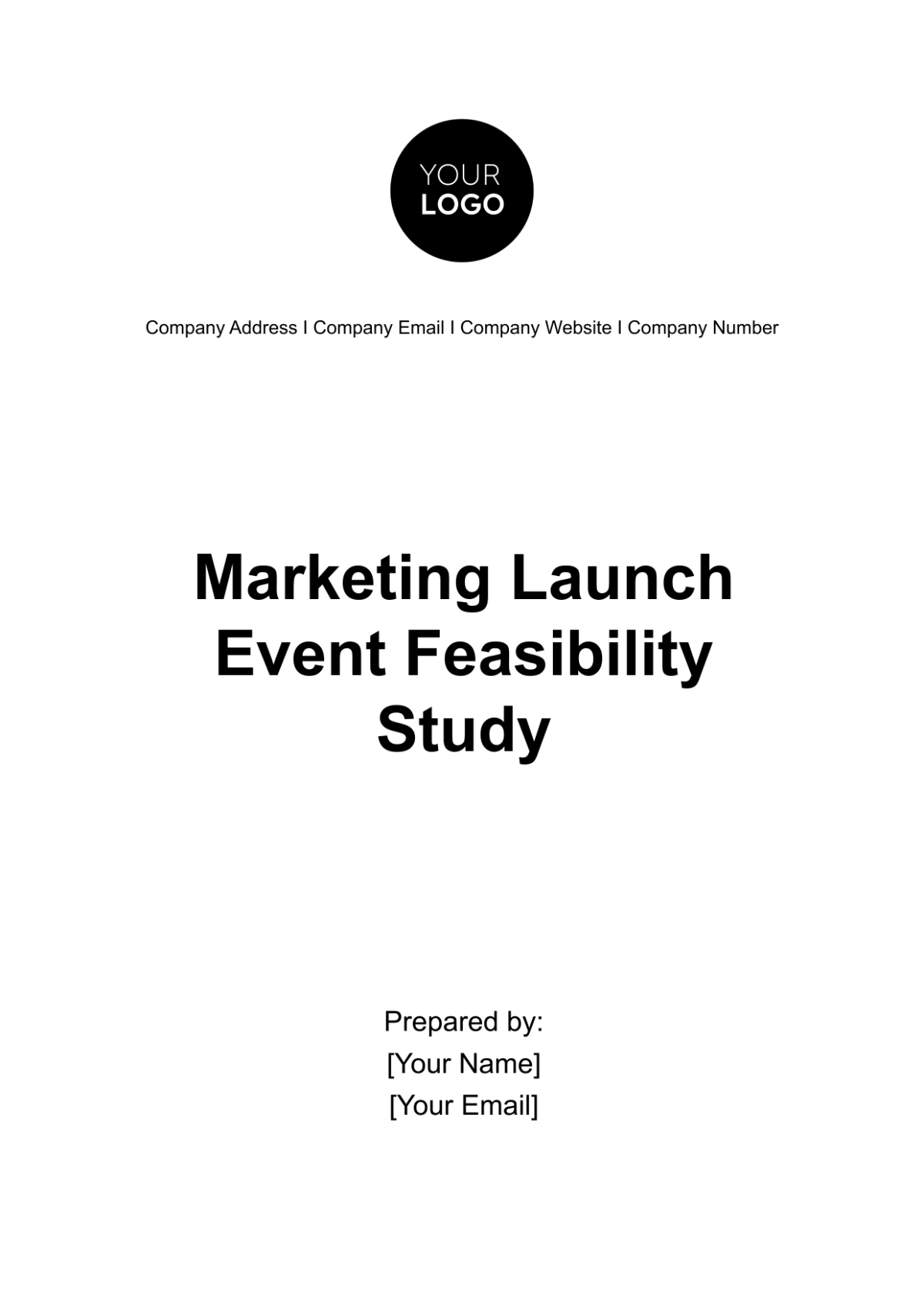 Marketing Launch Event Feasibility Study Template - Edit Online & Download