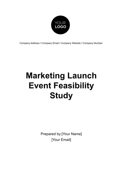 Free Marketing Launch Event Feasibility Study Template to Edit Online