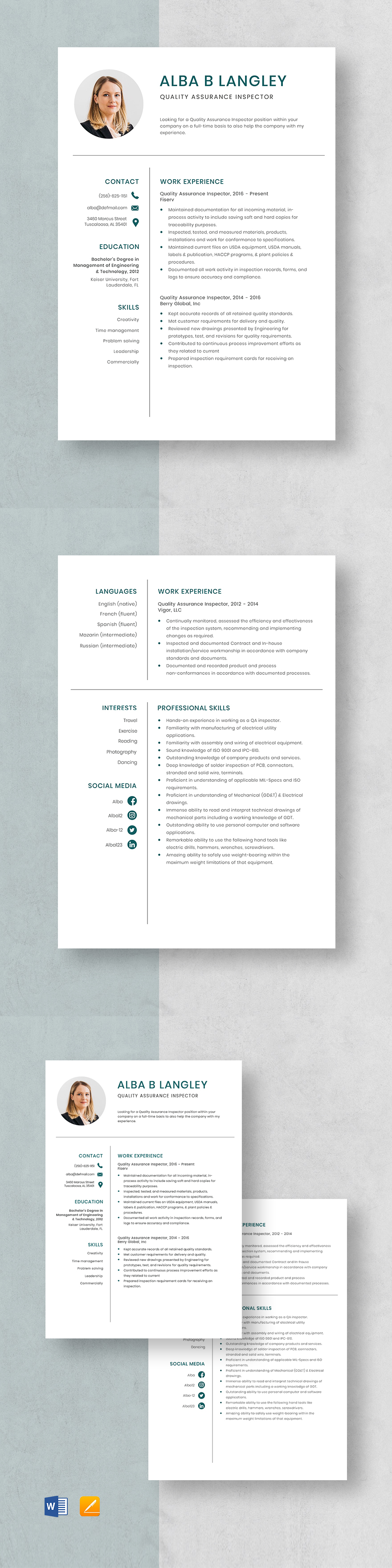 free-qc-inspector-resume-template-word-apple-pages-template