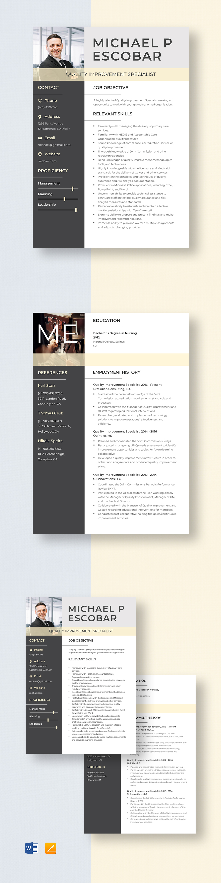 free-quality-improvement-specialist-resume-template-word-apple-pages