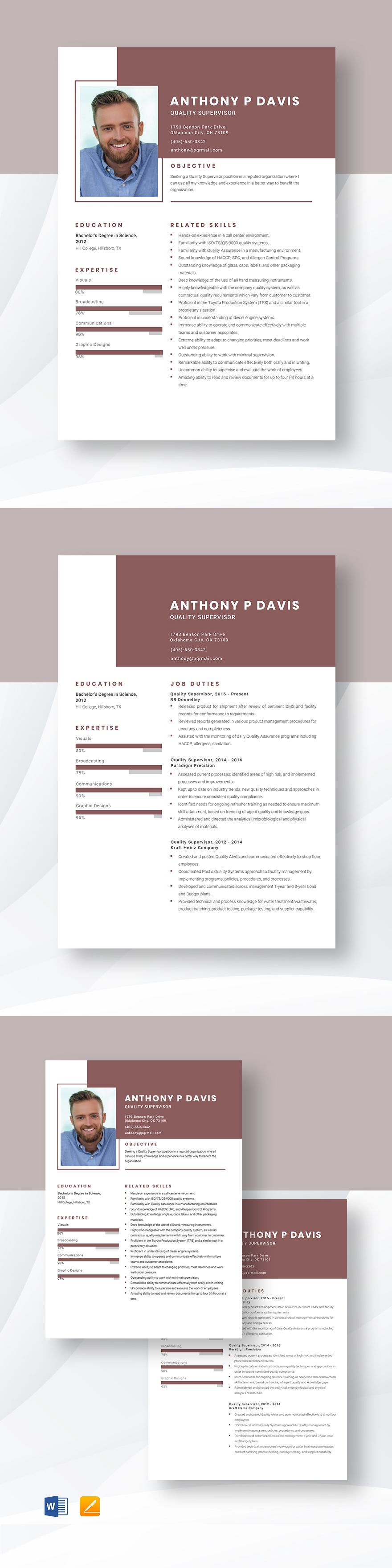 free-quality-supervisor-resume-template-word-apple-pages-template