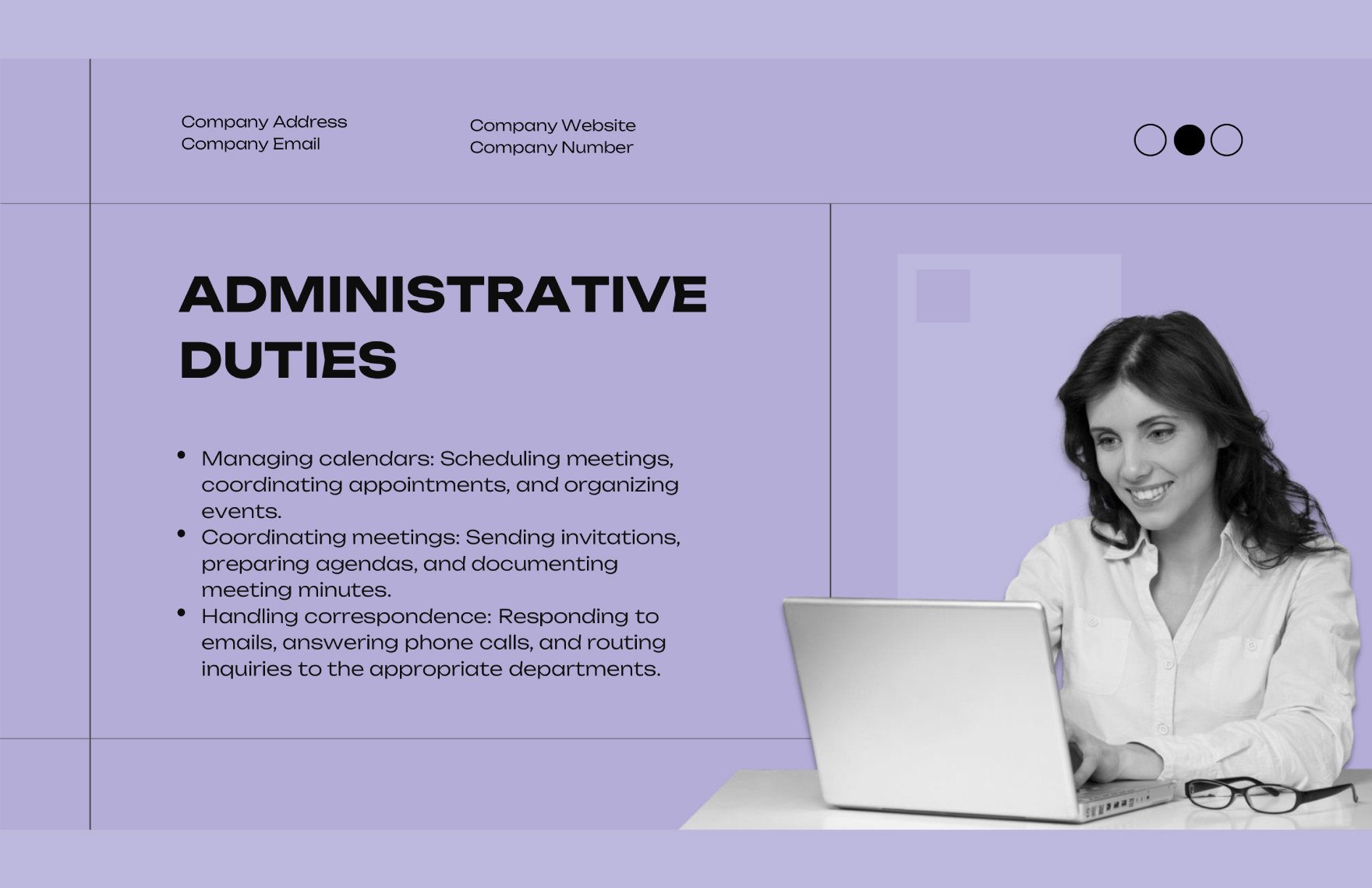 Admin Induction PPT Template