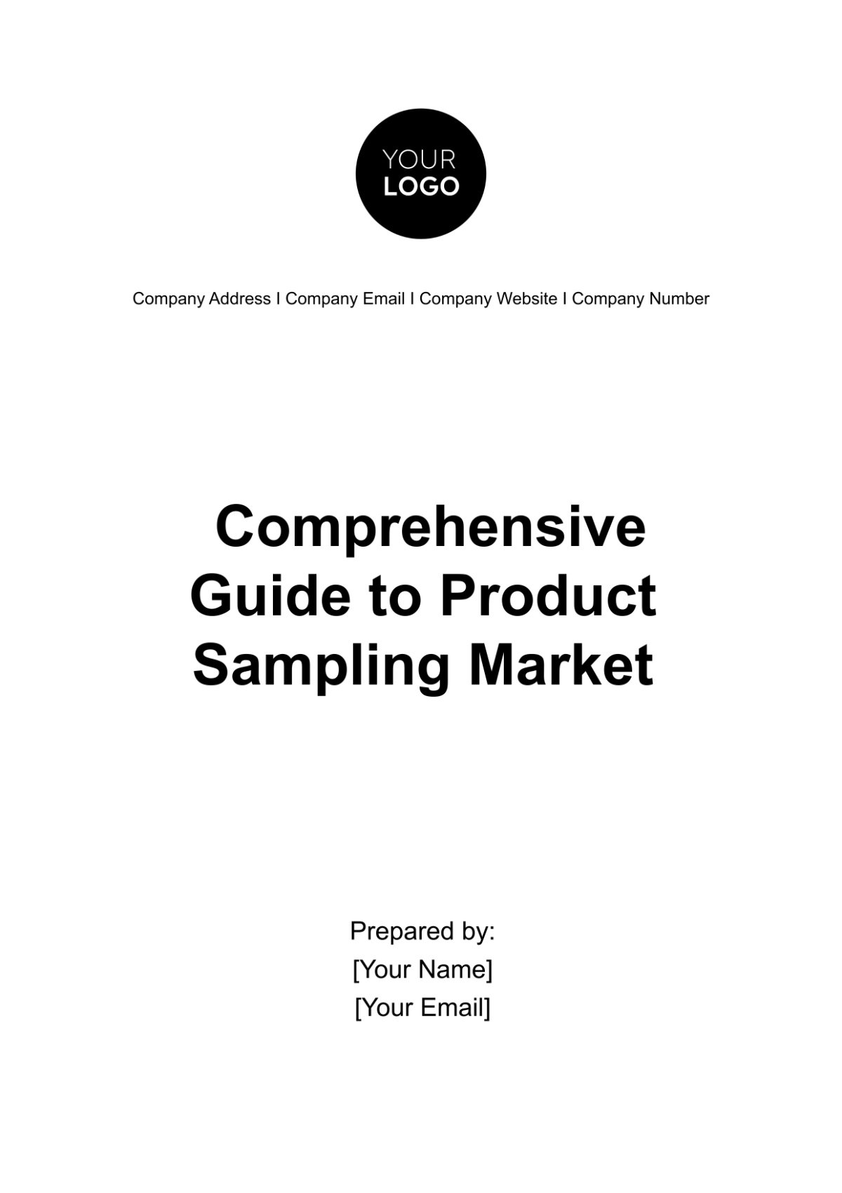 Marketing Comprehensive Guide to Product Sampling Template - Edit Online & Download