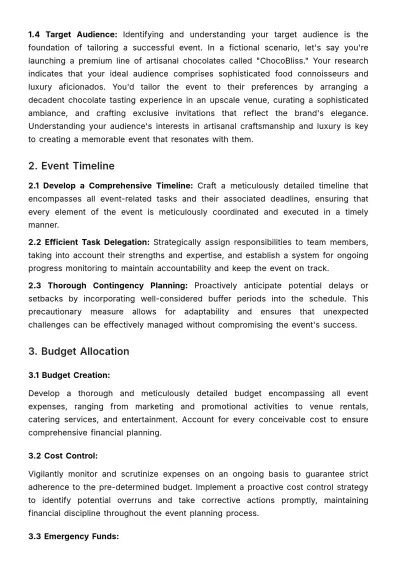 Free Marketing Launch Event Management Manual Template to Edit Online