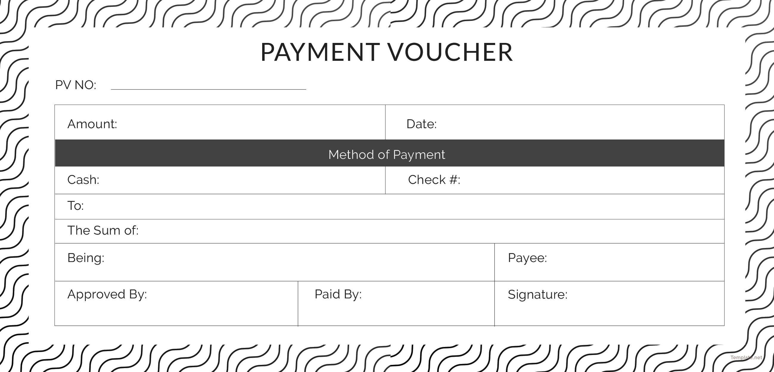 free template of payment voucher free template of payment voucher