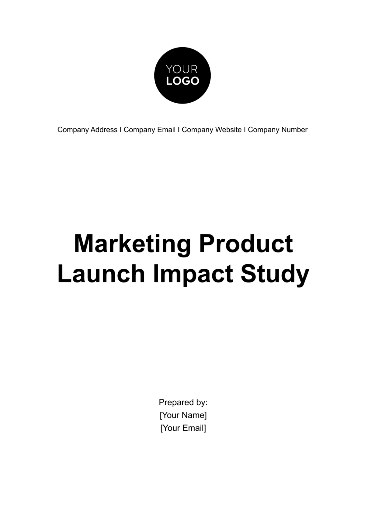 Marketing Product Launch Impact Study Template - Edit Online & Download