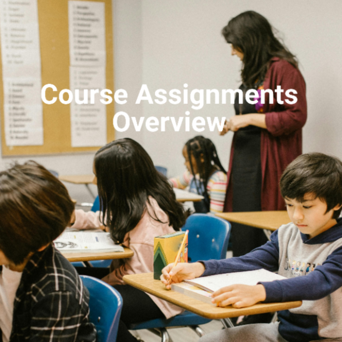 Course Assignment List Template