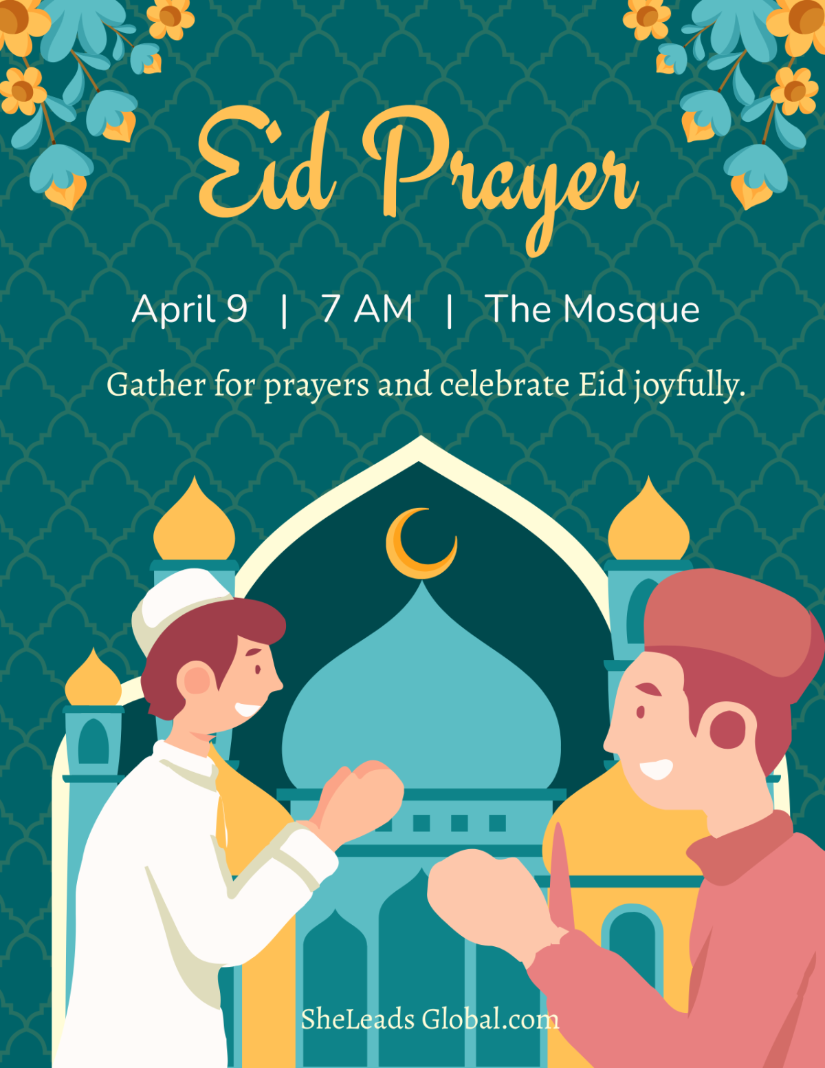 Eid al-Fitr Flyer Template - Edit Online & Download