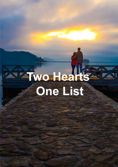 Free Couple Bucket List Template to Edit Online