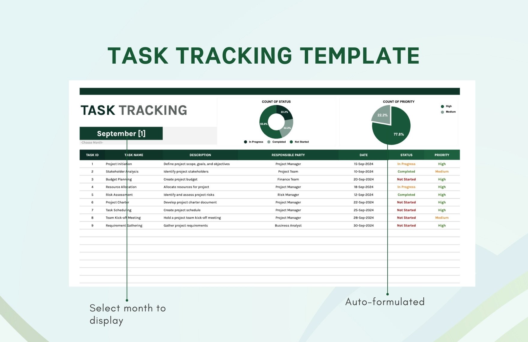 Task Tracking Template
